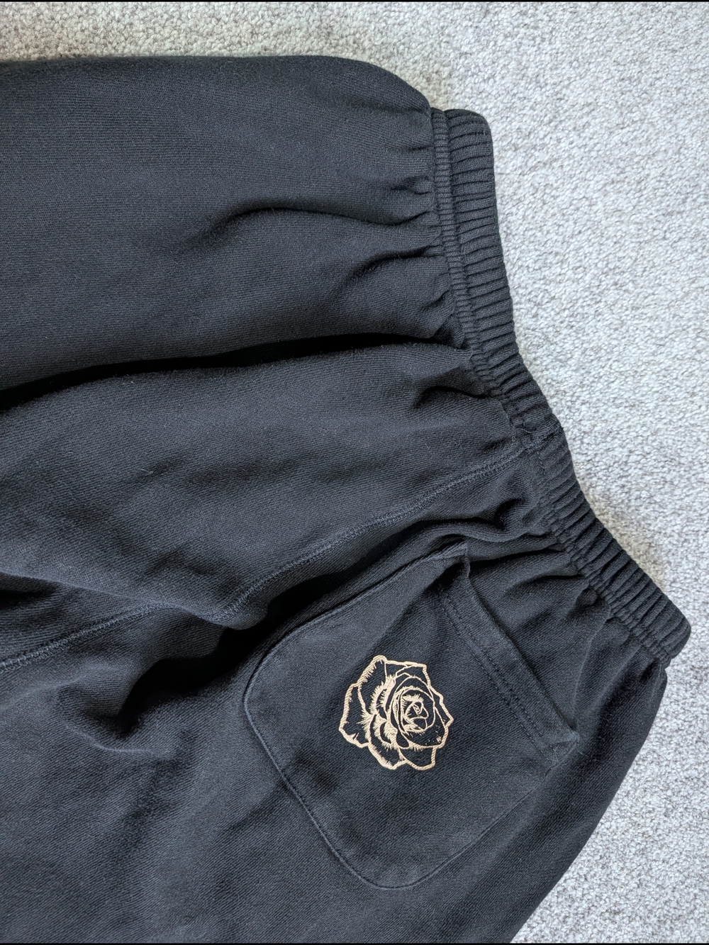 Black Graphic Jogger Pants - Picture 6 of 6